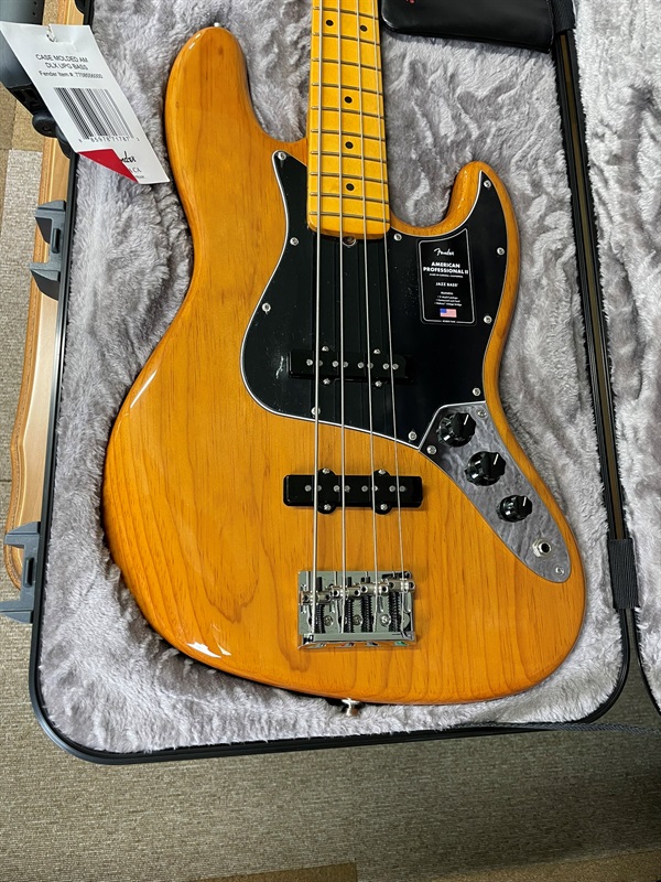 Fender USA American Professional II Jazz Bass (Roasted Pine/Maple)の画像
